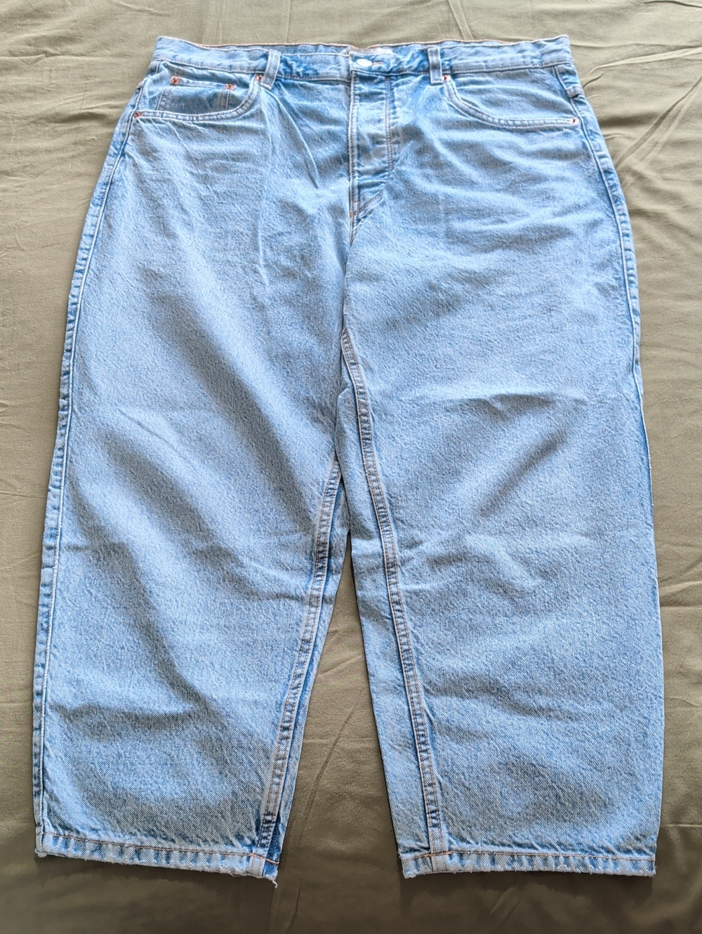 Zara Baggy - Cropped Jeans